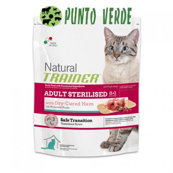 NATURAL TRAINER STERILISED CAT PROSCIUTTO CRUDO KG 1,5